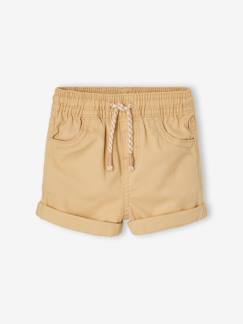Short bébé garçon en toile taille élastiquée  - vertbaudet enfant