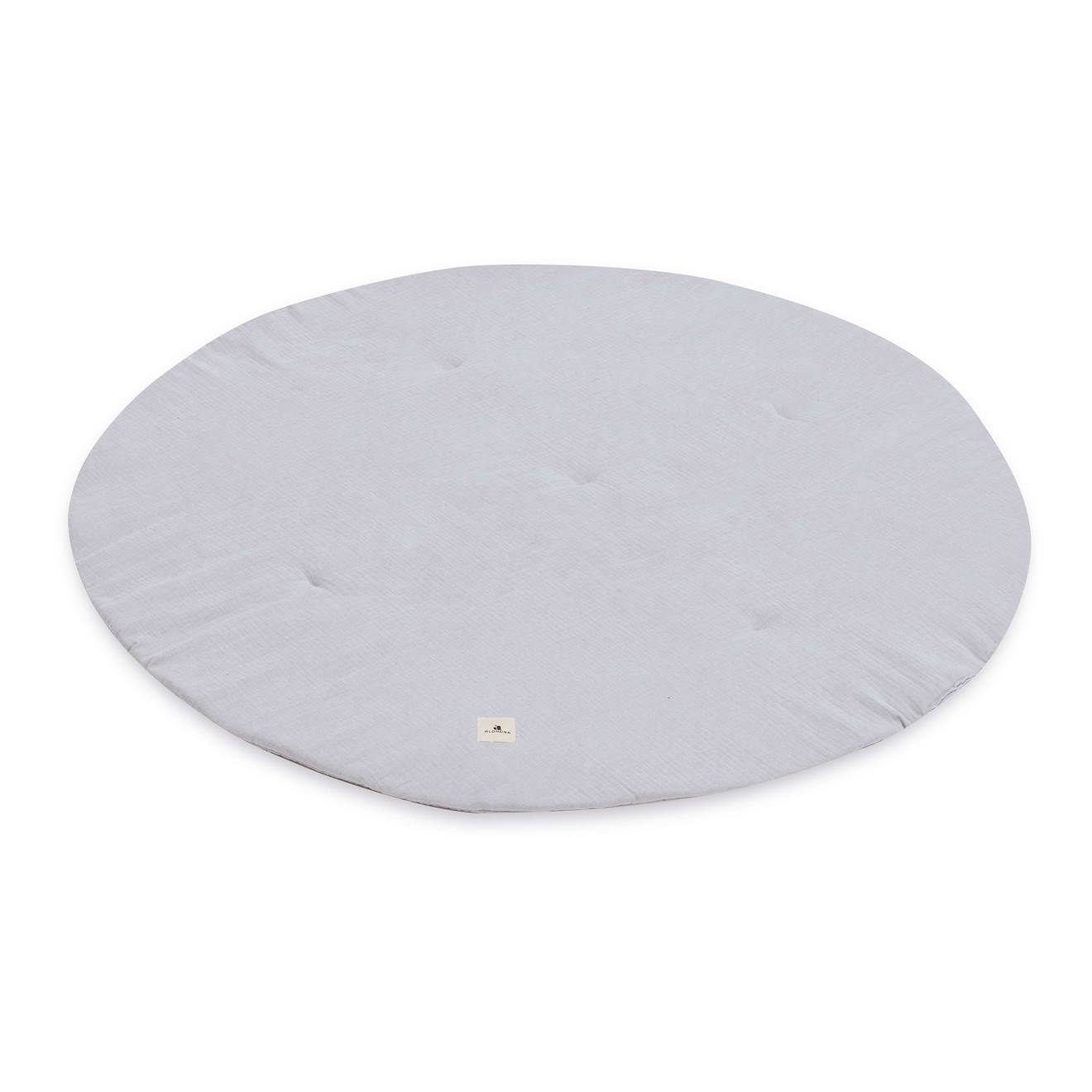 Tapis Rond Pour Enfant (110 Cm) Gris