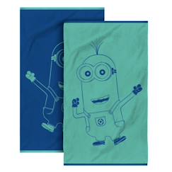 -Serviette de bain jacquard 100% coton, les minions fiesta