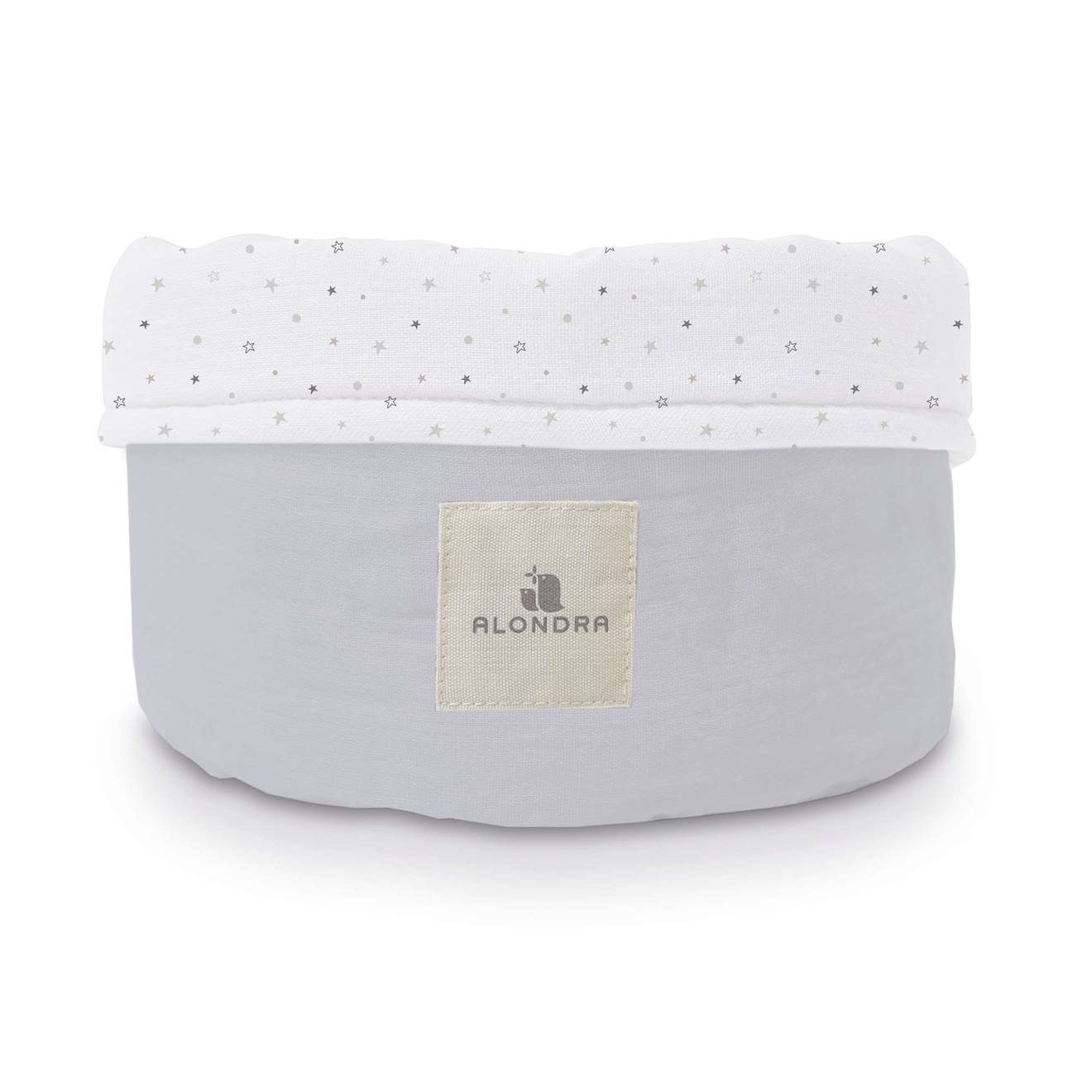 Panier Ovale Pour Produits Bébé Gris