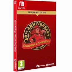 Jouet-Jeux vidéos et jeux d'arcade-Jeux d'arcade-Carmen sandiego 40th anniversary edition switch
