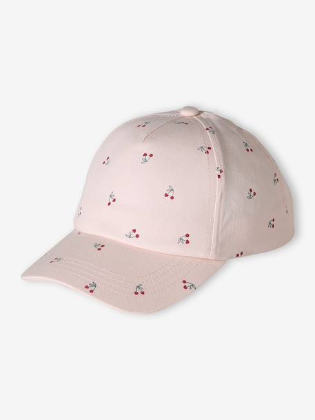 Fille-Casquette fille coton à motifs cerises