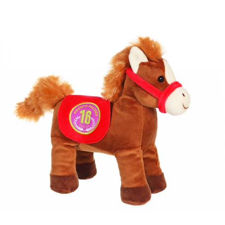 Peluche - race poneez sonore 22cm Bleu+Bleu clair+Corail+Foncé - Bleu clair+Jaune+Jaune - orange+Jaune - rouge+Orange+Rouge+Rouge - violet+Vert+Violet 37 - vertbaudet enfant 