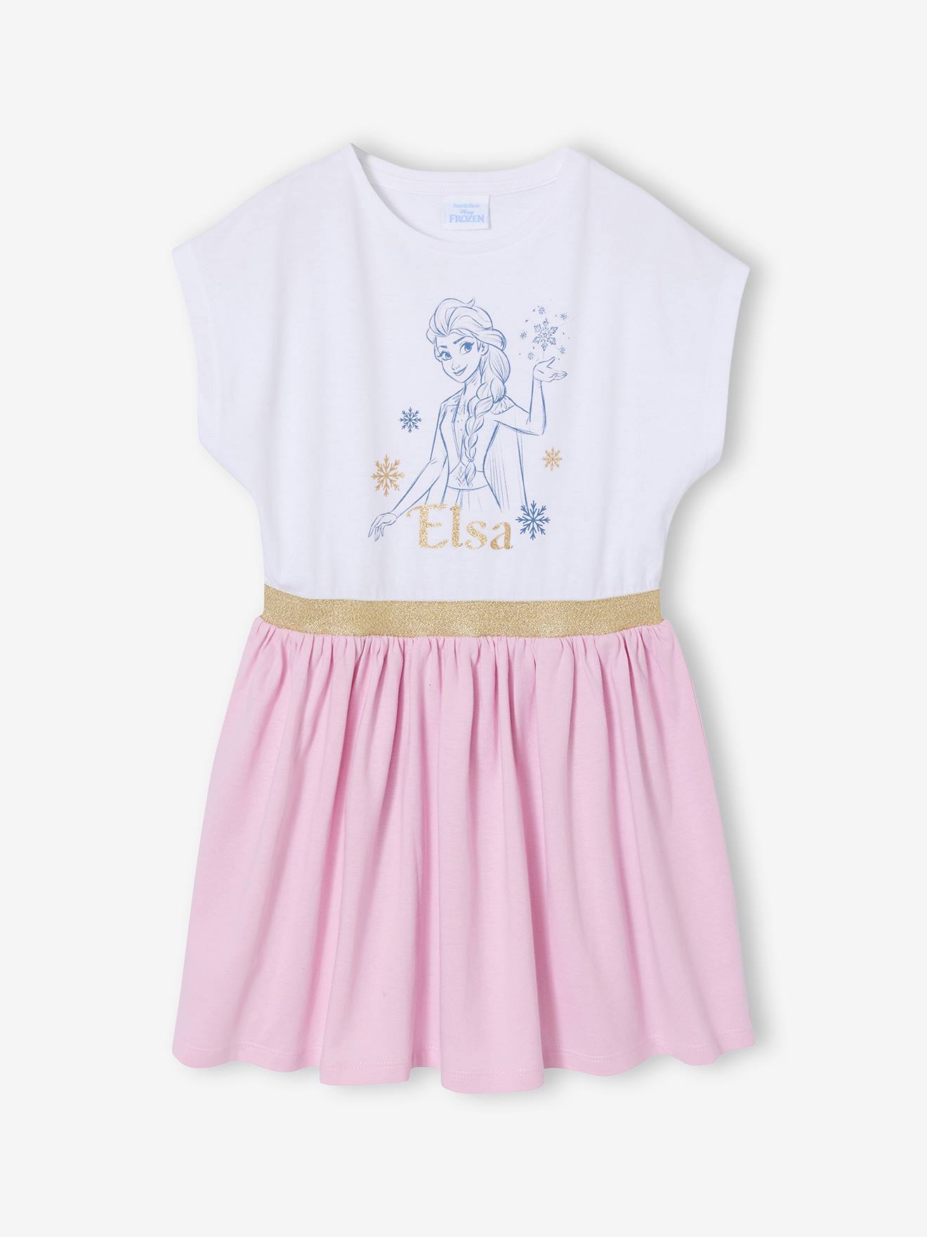 Robe patineuse fille Reine des neiges mauve