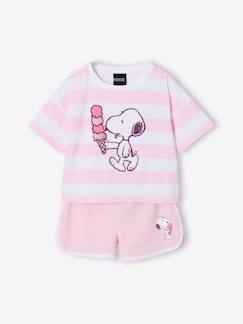 Ensemble fille rayé Snoopy  - vertbaudet enfant