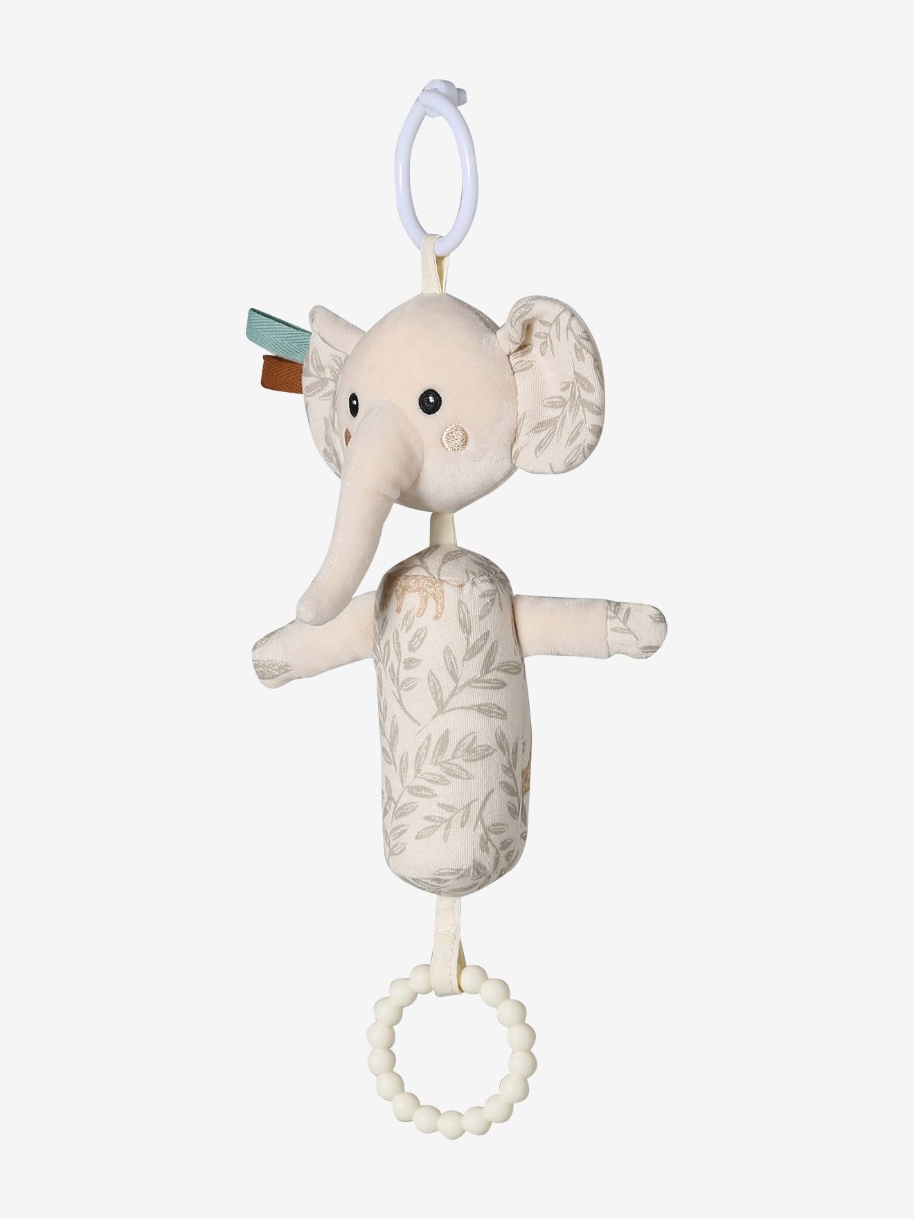 Hochet sensoriel à suspendre éléphant babylon (Vertbaudet) - Image 1