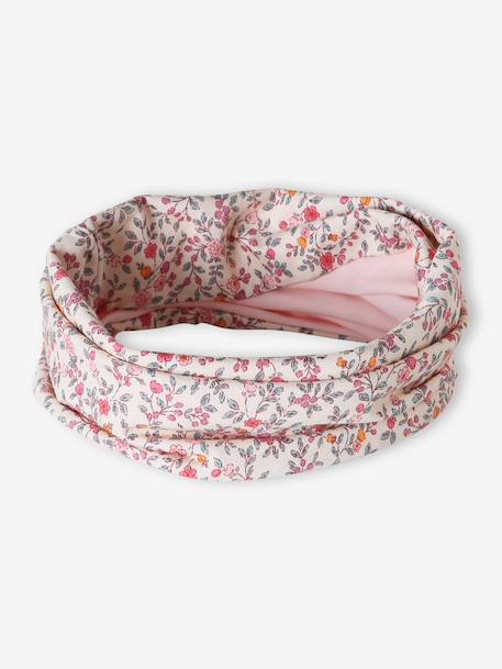 Snood fille coton imprimé fleurs  - vertbaudet enfant