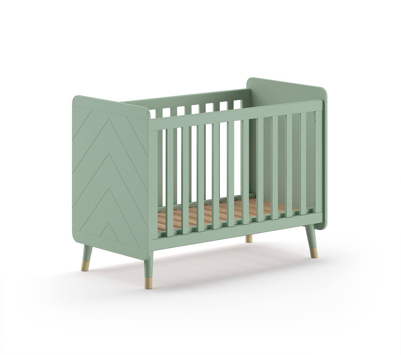 Cette Combinaison Billy - Lit Bébé (60 X 120 Cm) - Commode Avec Accessoire Vert (Jaxx) - Image 2