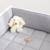 Tapis de parc et jeu - jersey moelleux Flower print+Gold dots print+Piuma ecru+Piuma moka+Stars grizou 26 - vertbaudet enfant 