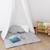 Tapis de parc et jeu - jersey moelleux Flower print+Gold dots print+Piuma ecru+Piuma moka+Stars grizou 27 - vertbaudet enfant 