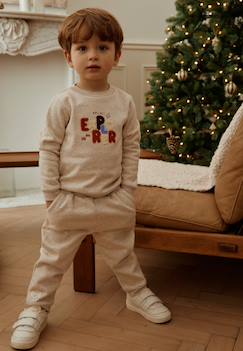 Ensemble enfant sweat et pantalon en molleton  - vertbaudet enfant