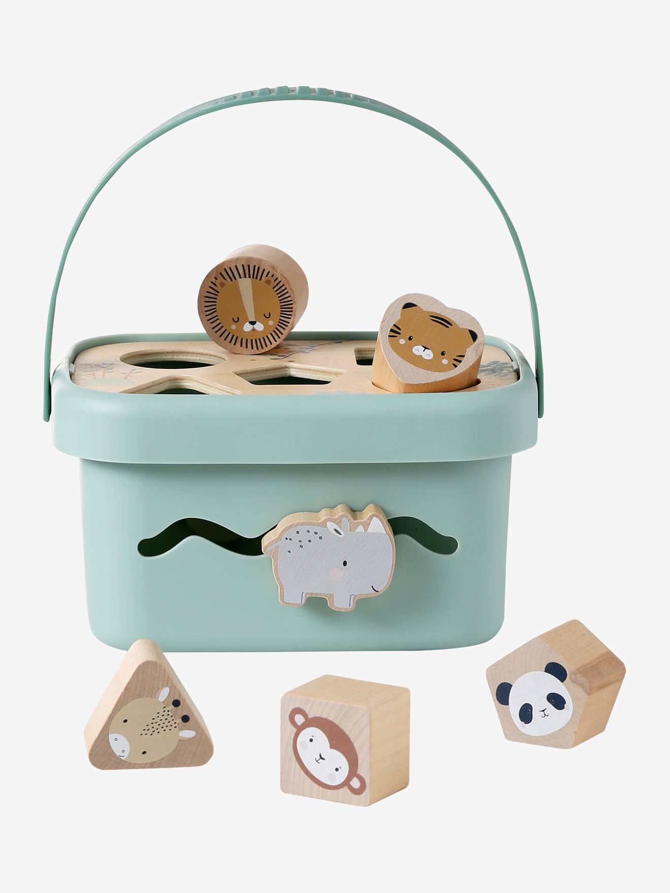 Boîte à formes en bois FSC® tanzanie (Vertbaudet) - Image 1
