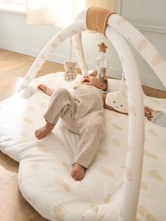 Jouet-Tapis d'éveil avec arches et rebord