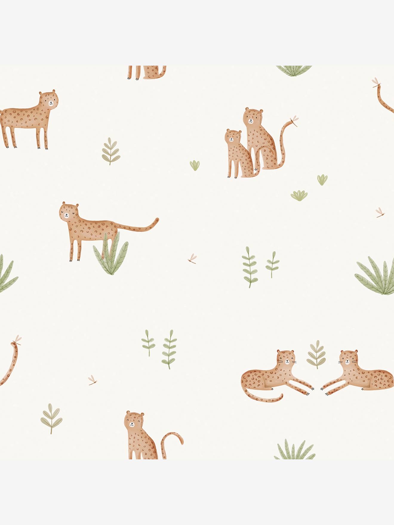 Papier peint SAMBURU beige imprimé (Lilipinso) - Couverture