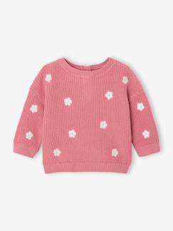 Pull bébé brodé  - vertbaudet enfant