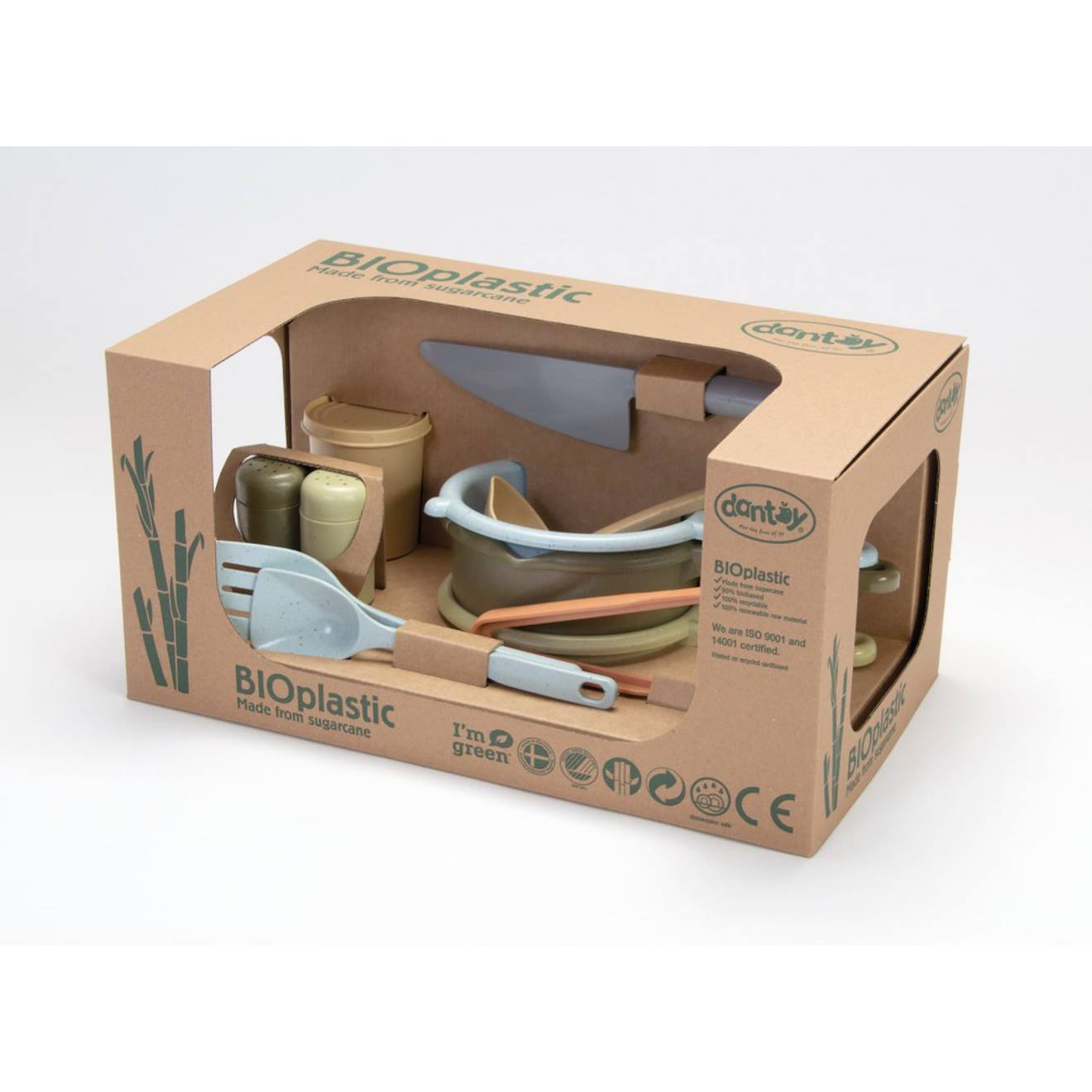 Set De Cuisine Bioplastique - 11 Pièces Pastel