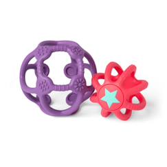 Jouet-Premier âge-Lot de 2 flexi balles