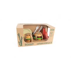 -Set hamburger bioplastique - 19 pièces