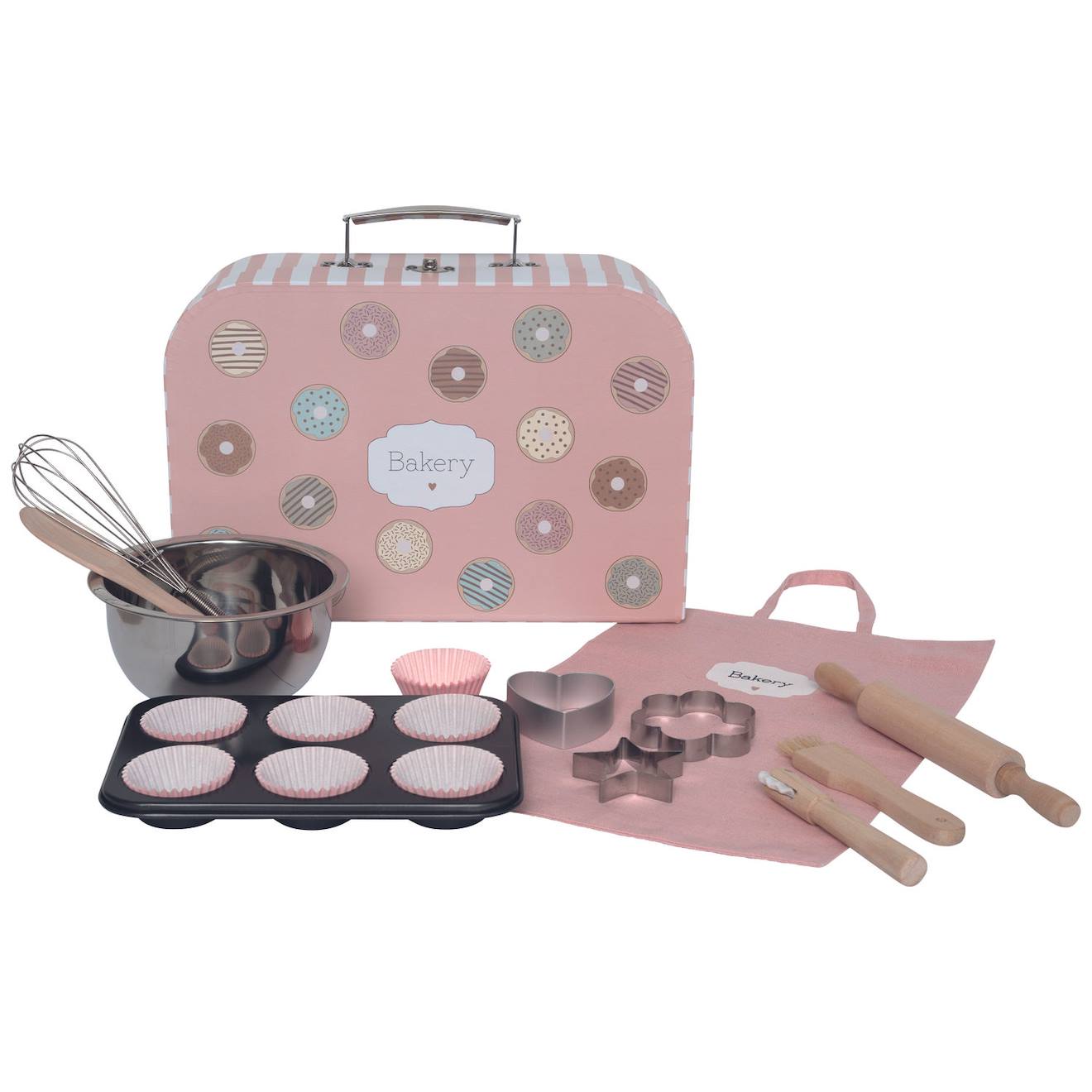 Set De Cuisine Rose, Noir, Bleu