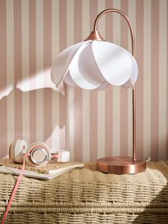 Lampe à poser abat-jour fleur pied métal  - vertbaudet enfant