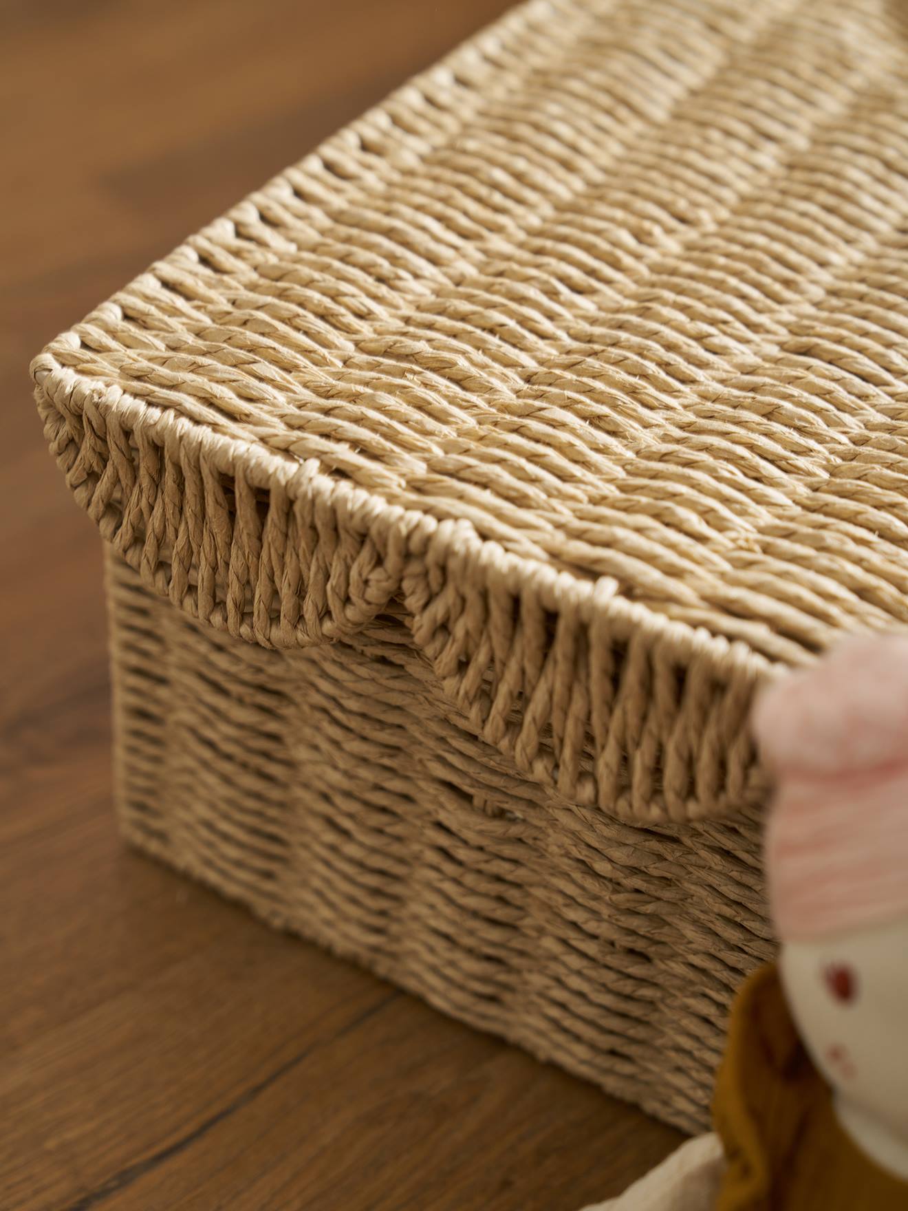 Panier de rangement dessous de lit FESTON beige (Vertbaudet) - Image 1