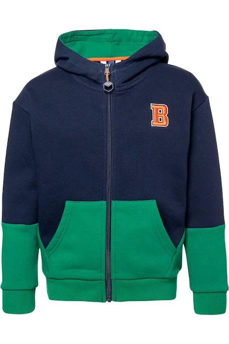 Fille-Pull, gilet, sweat-Sweat-Sweat zippé à capuche coton tamio