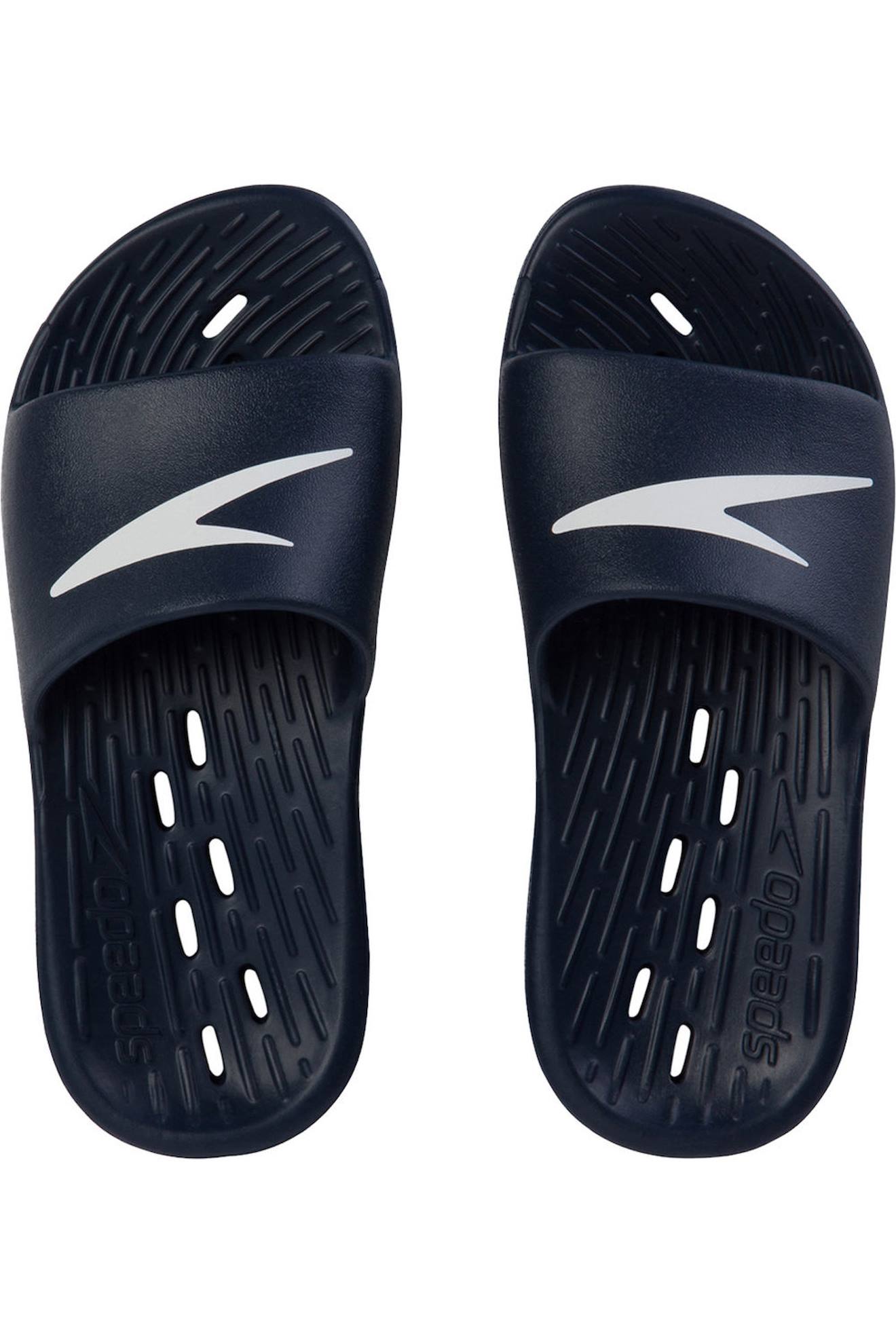 Claquettes De Piscine Synthétique Enfant Bleu Marine