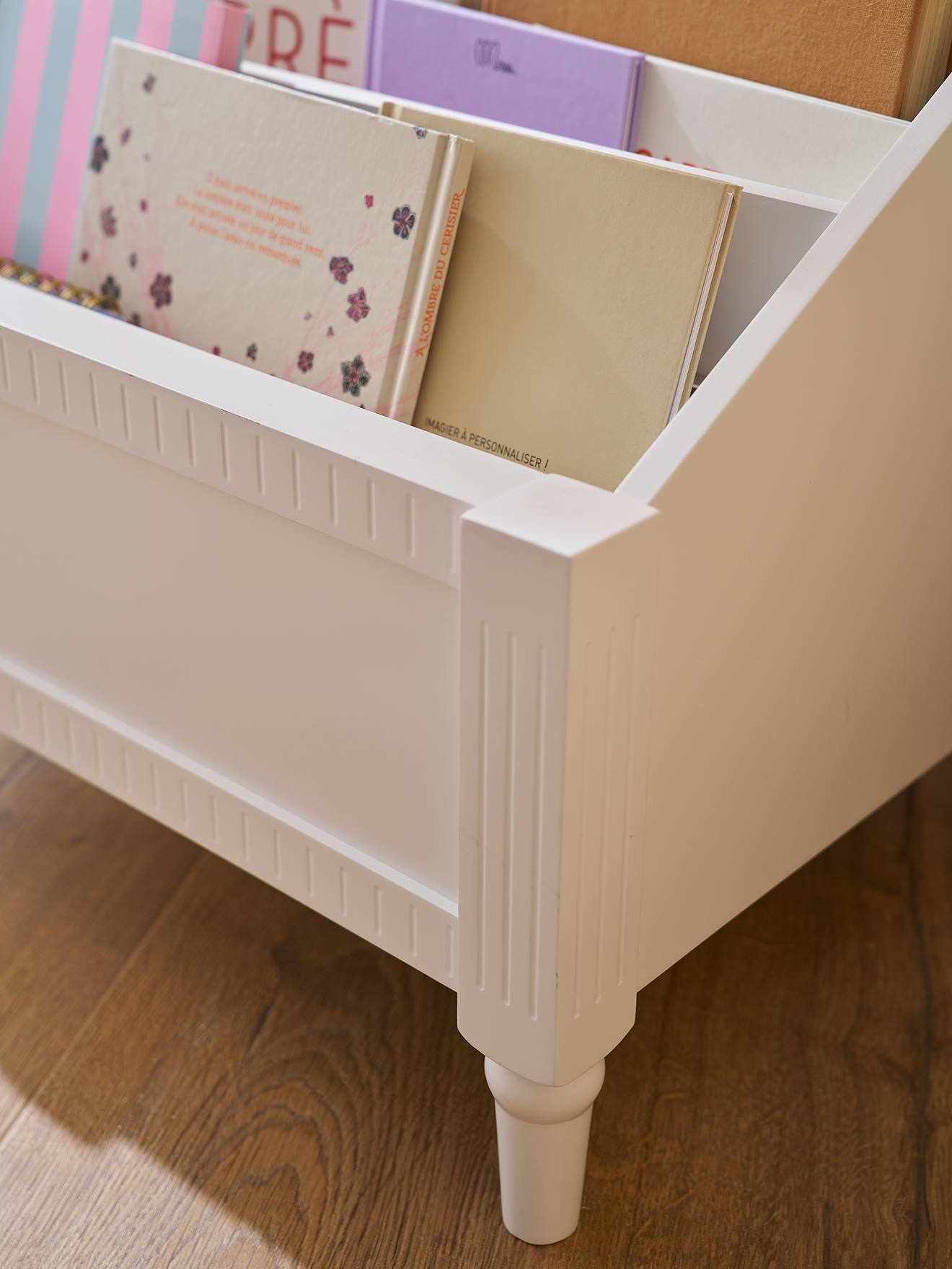 Petit rangement livres Canopée blanc (Vertbaudet) - Image 1