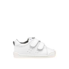 Chaussures-Chaussures bébé 17-26-Marche fille 19-26-Sneakers filles cuir fermeture adhésive barefoot