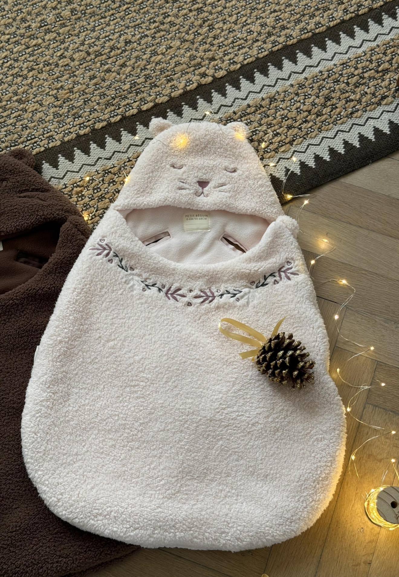 Nid D'ange En Sherpa Matcha Rose