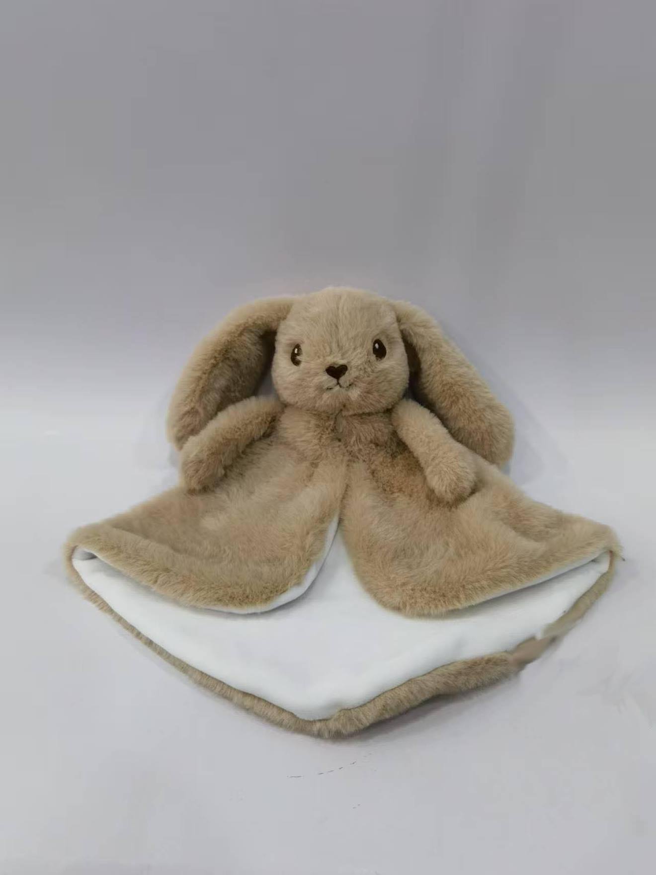 Marcel Doudou Cape Lapin 20x20 Cm Beige