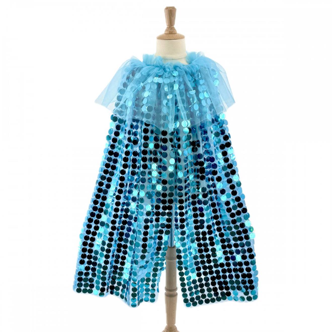 Déguisement - Cape Sequins Galaxia E Bleu Ciel