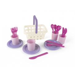 -Set de pique-nique  - 17 pièces en filet