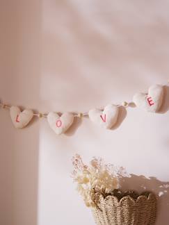 Guirlande coeurs en gaze de coton  - vertbaudet enfant