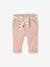 Pantalon paperbag bébé avec ceinture cappuccino+lichen+vieux rose 9 - vertbaudet enfant 