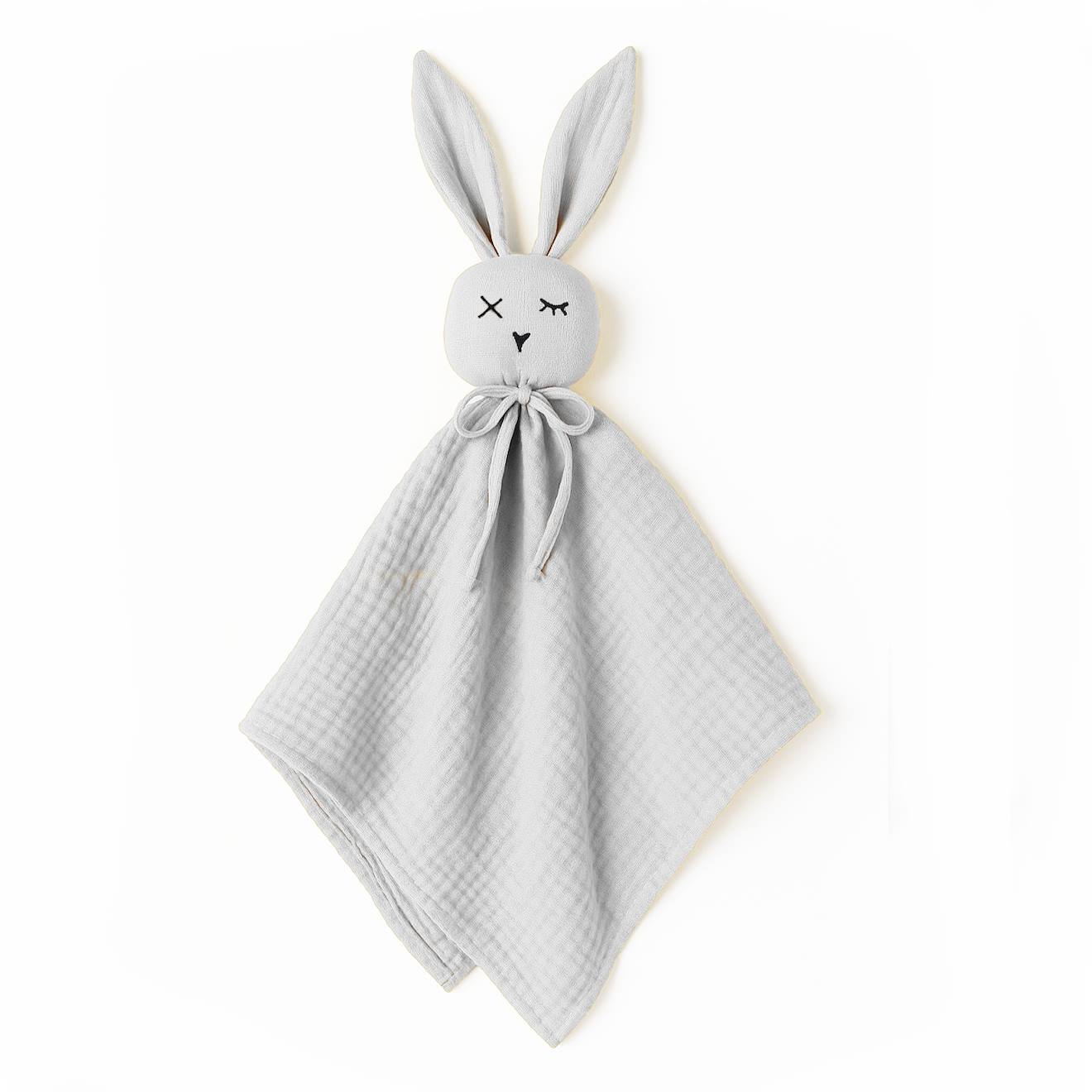 Doudou Lange En Coton Bio Blanc
