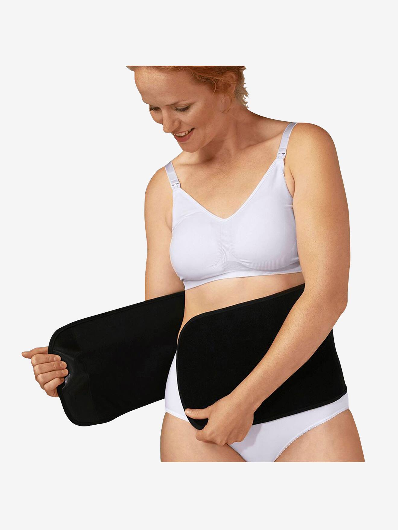 Gaine abdominale post-grossesse noir