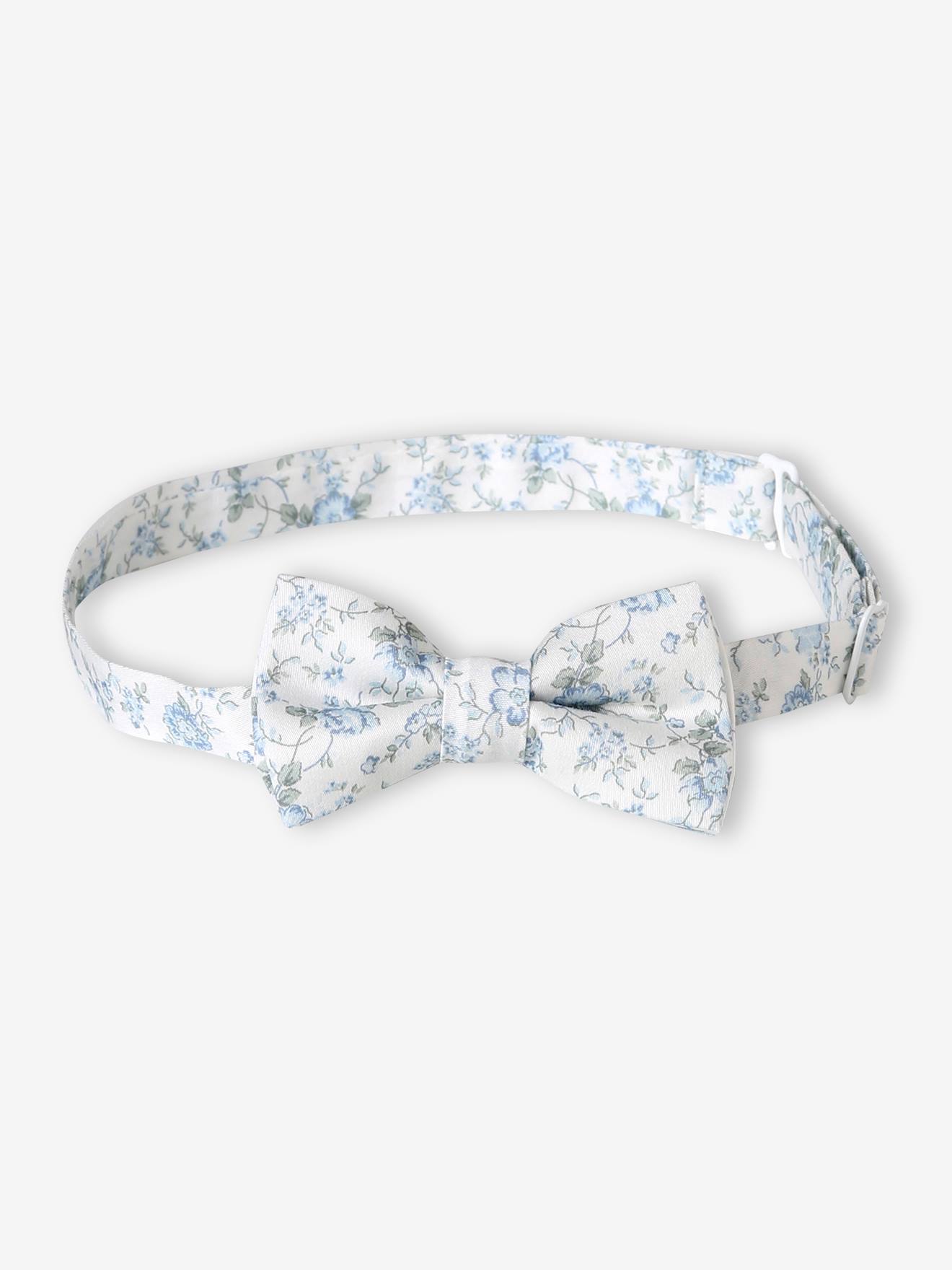 Noeud papillon garon bleu glacier 5$