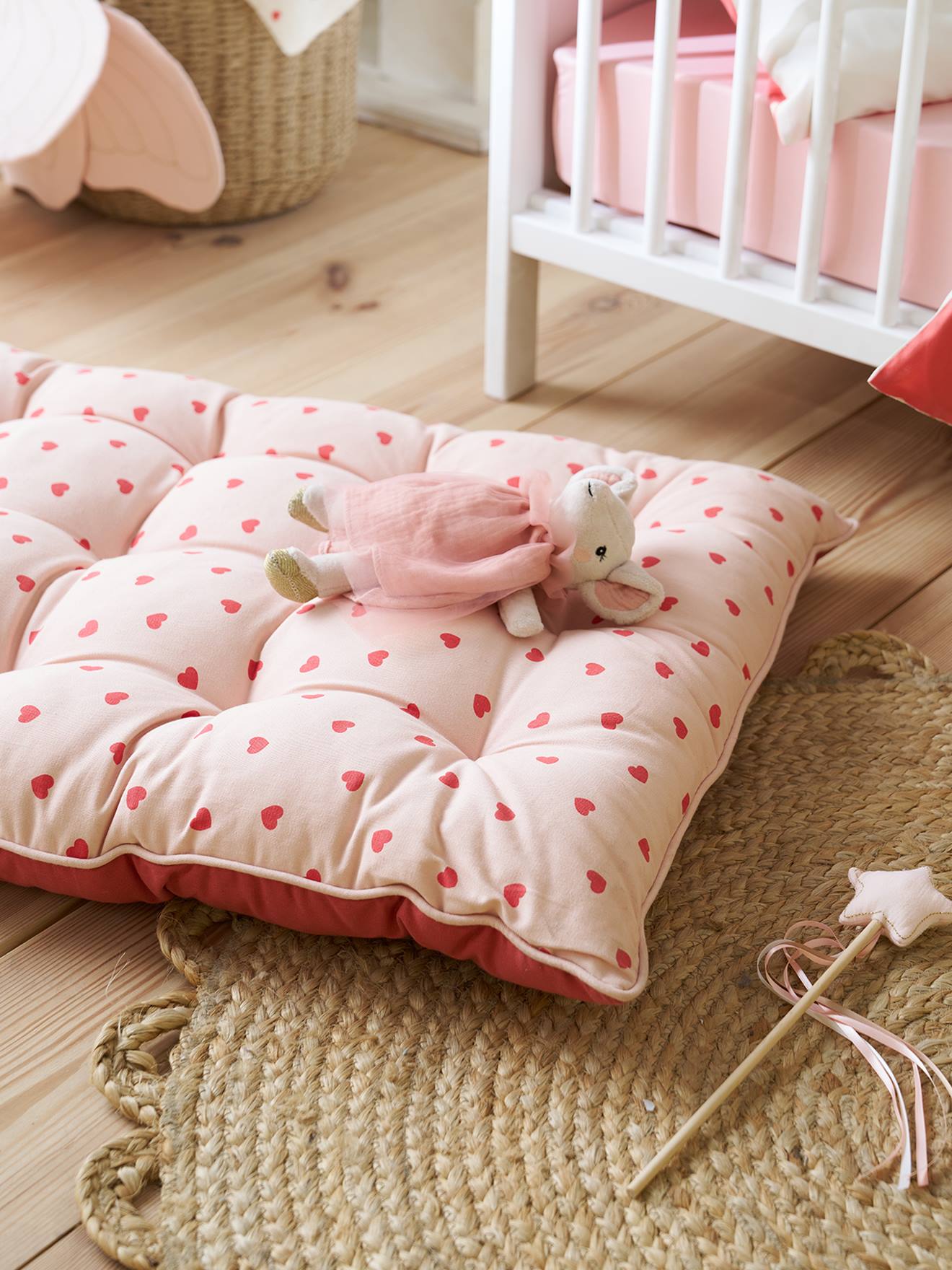 Matelas de sol COEURS rose Matelas de sol COEURS rose