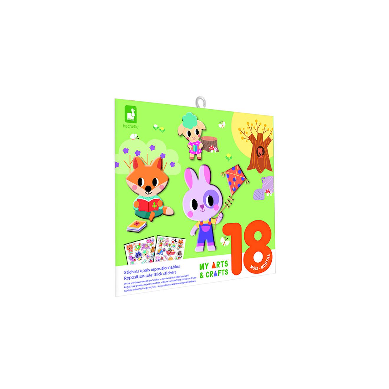 Stickers Épais Et Repositionnables Multicolore