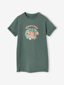Robe fille en molleton léger motif   - vertbaudet enfant