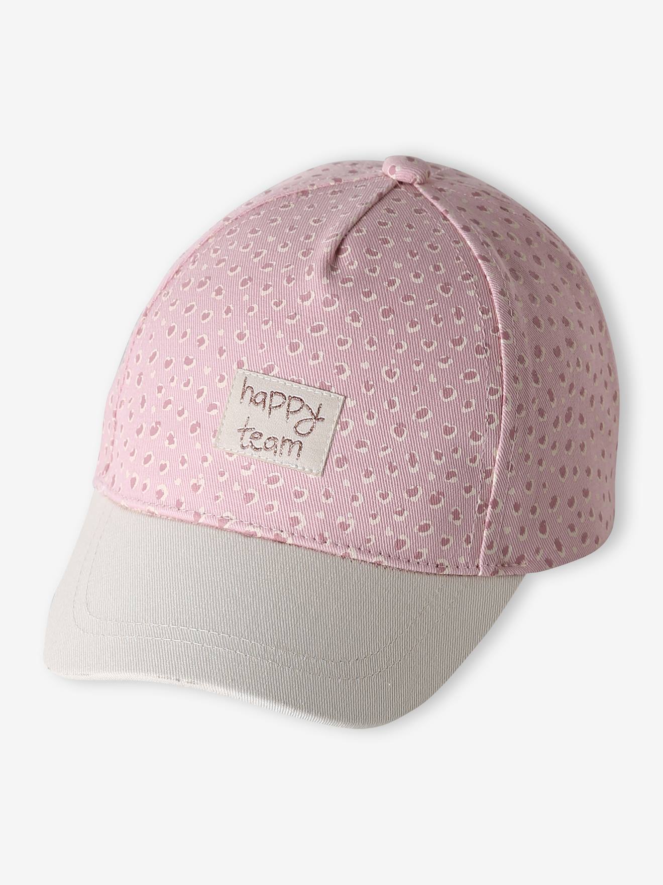 Casquette bb fille coton rose 4 €