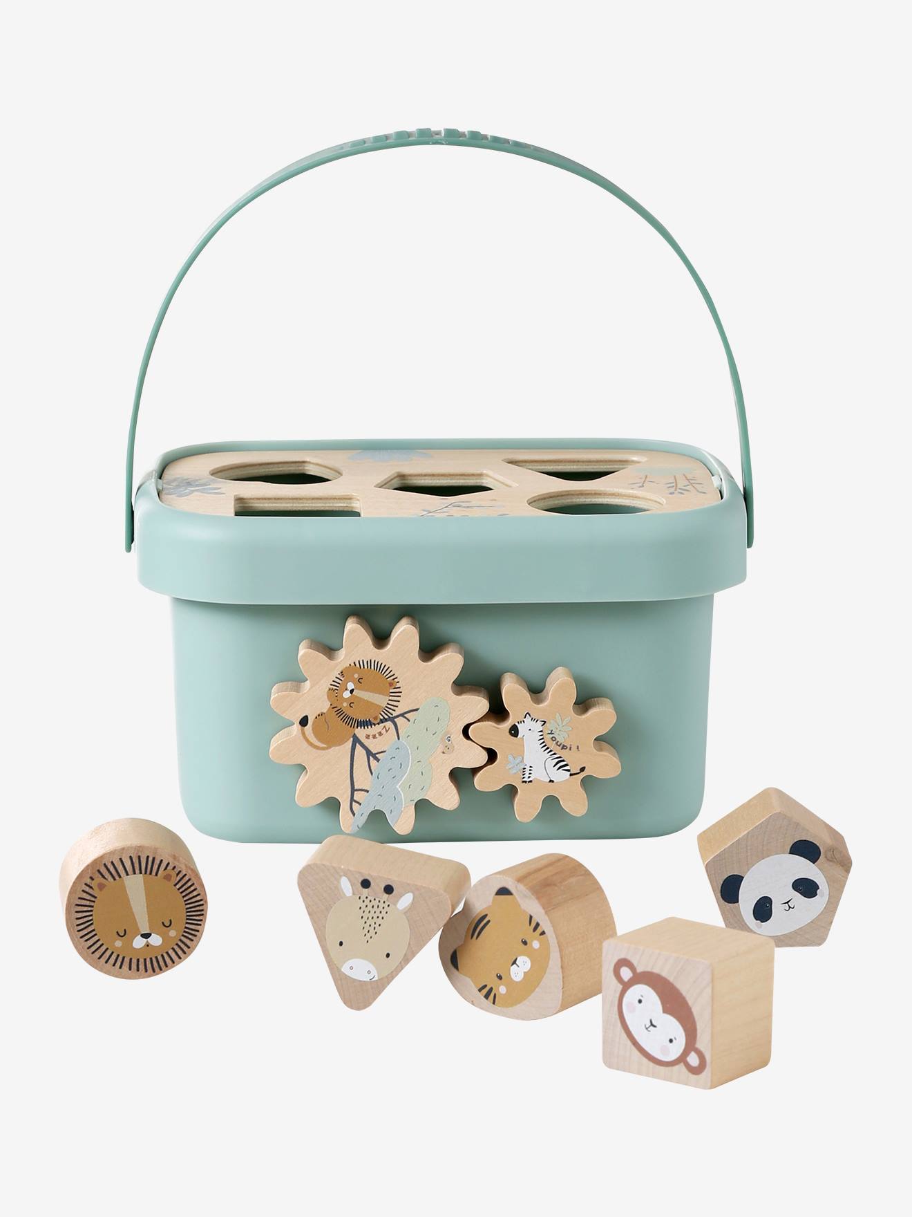 Boîte à formes en bois FSC® tanzanie