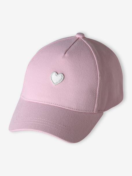 Fille-Accessoires-Casquette enfant fille coeur brodé