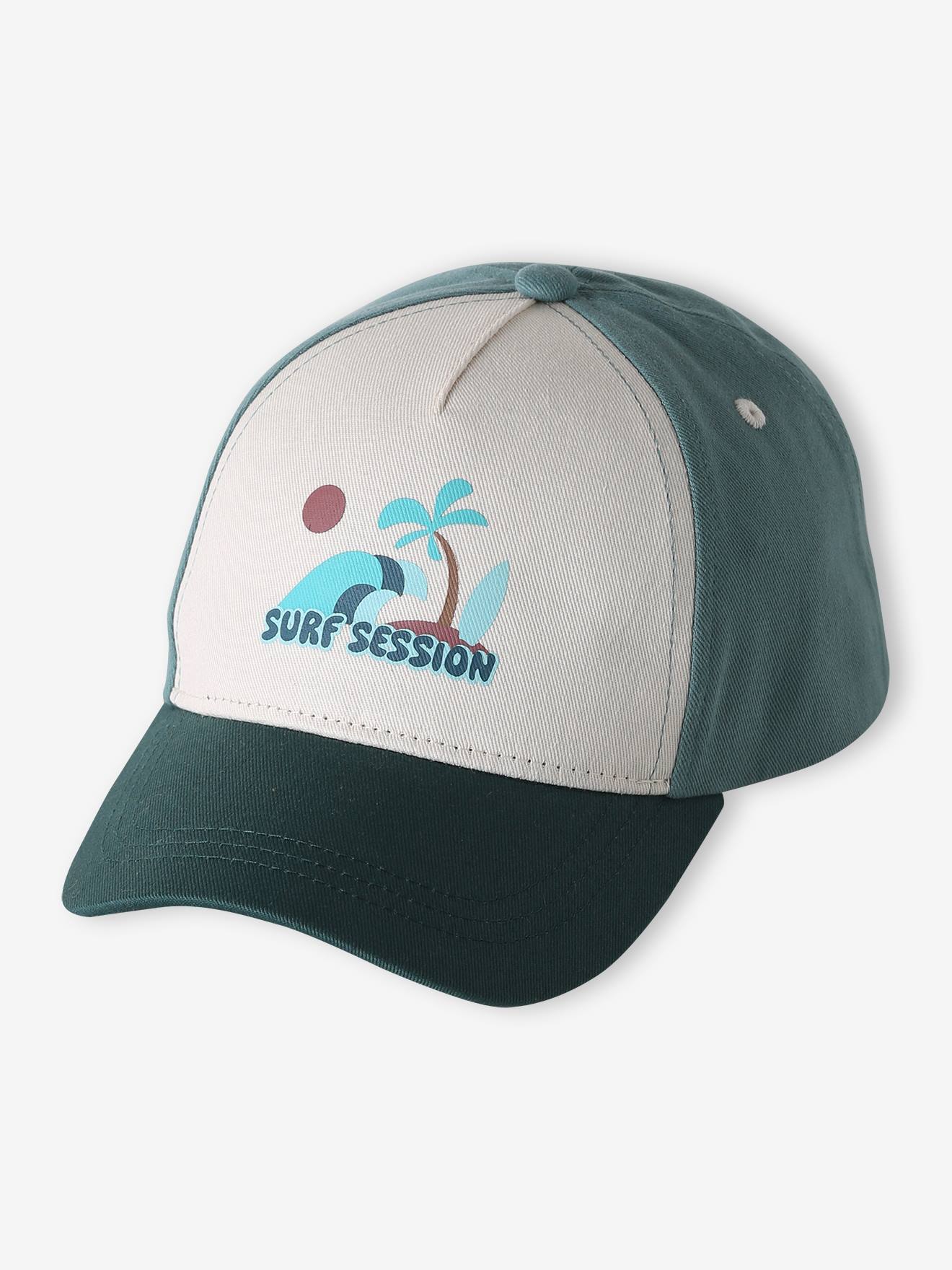 Casquette garçon réglable vert sauge