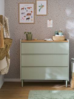 Chambre et rangement-Commode 3 tiroirs Cannelé 42 cm