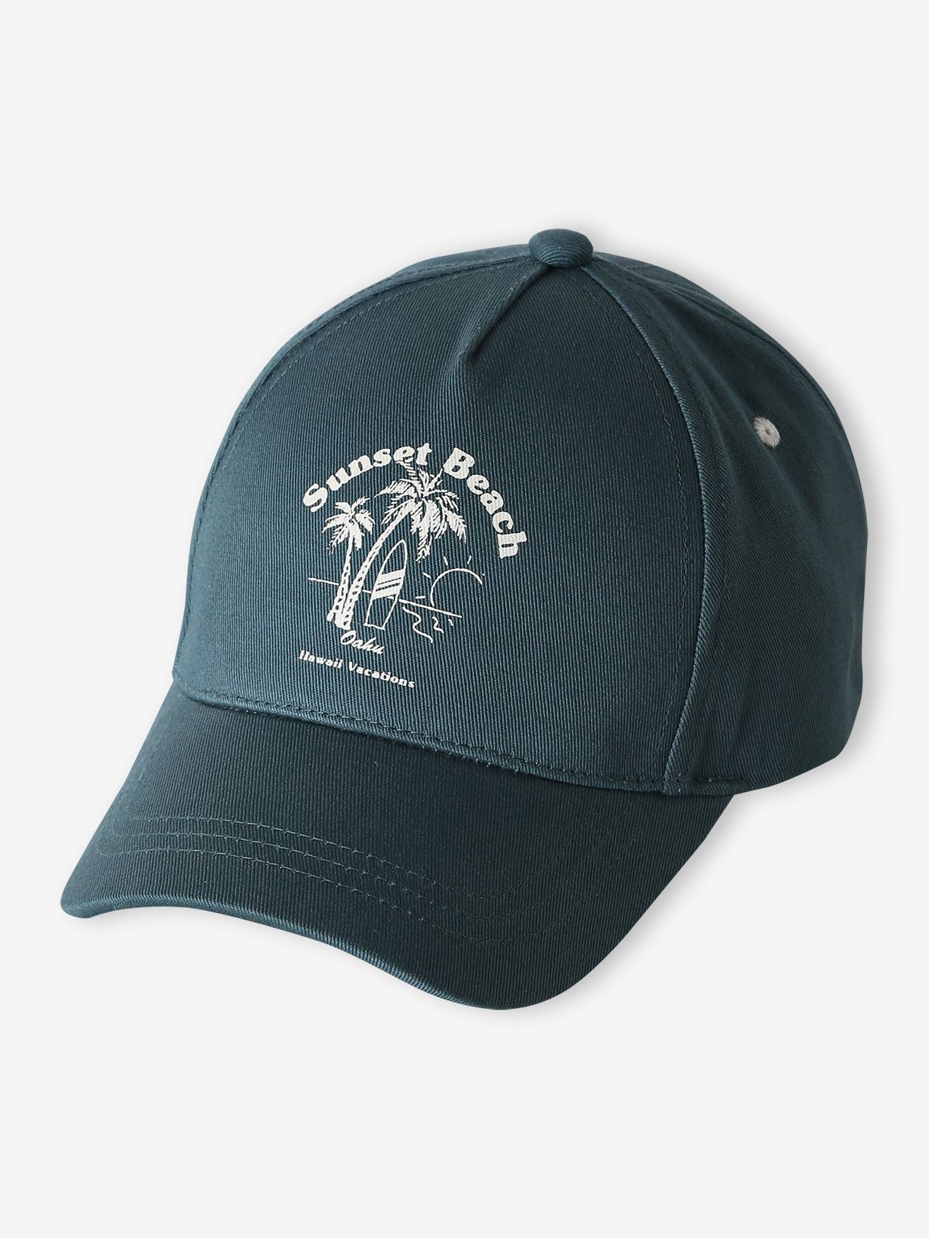 Casquette garçon ajustable Sunset beach vert