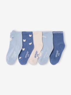 Lot de 5 paires de chaussettes « ourson » bébé  - vertbaudet enfant
