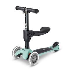 Jouet-Jeux de plein air-Sports de glisse et à roues-Draisiennes-Trottinette évolutive mini micro 3en1 lite  led
