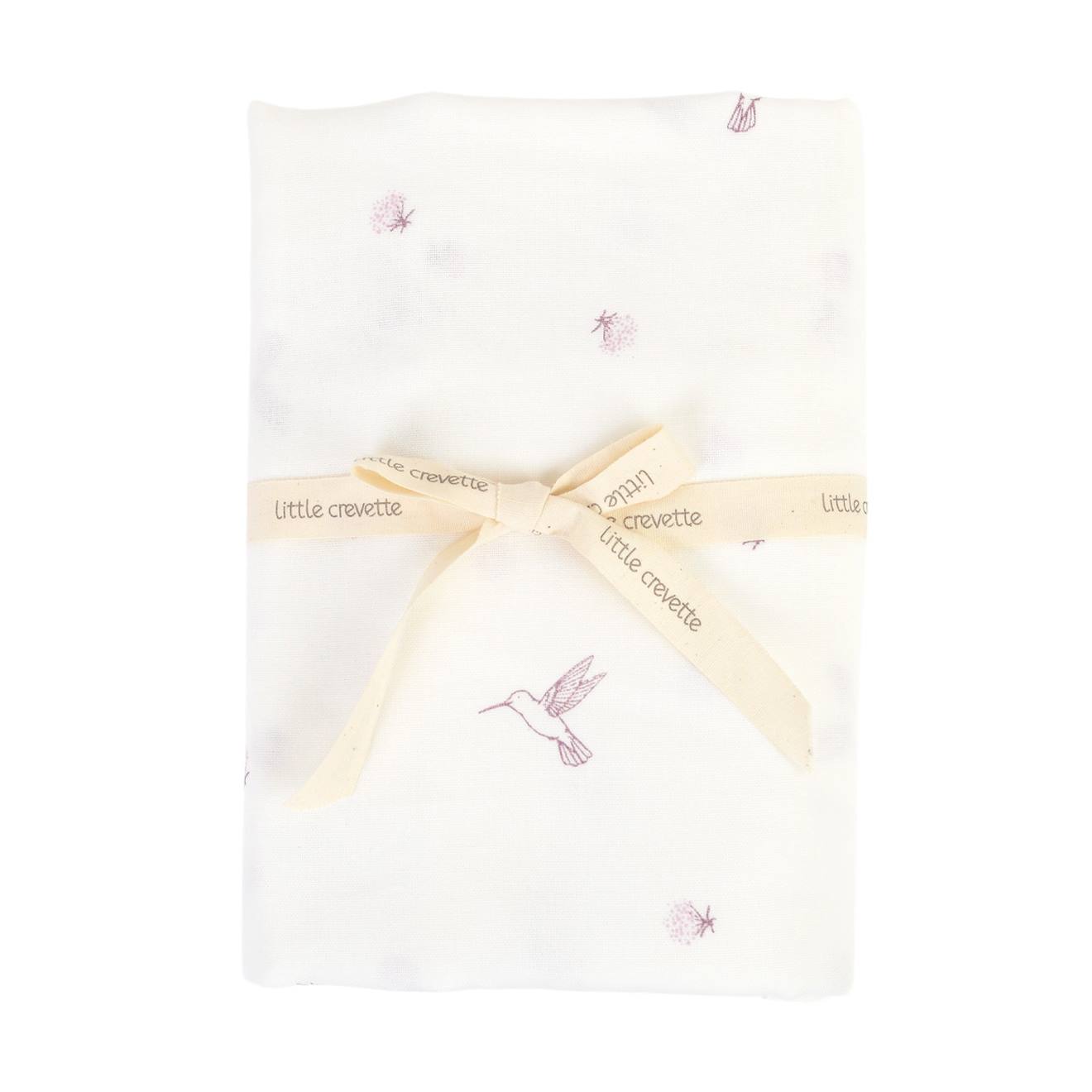 Maxi lange gaze de coton bio colibri